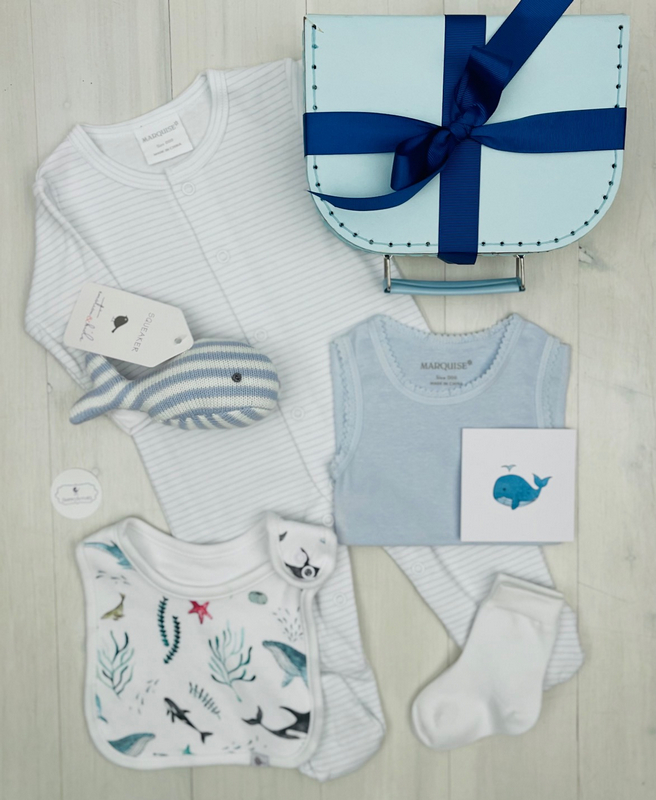 Whale Splash baby hamper | sweet arrivals baby gifts