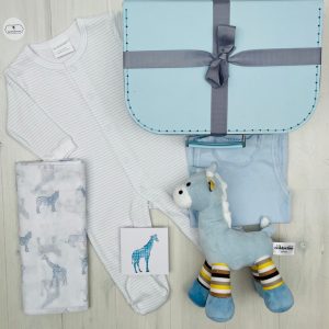 short giraffe blue | sweet arrivals baby hampers and gifts