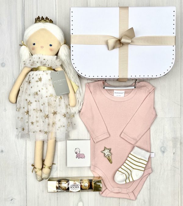 gold star hair clip | Sweet Arrivals baby hampers