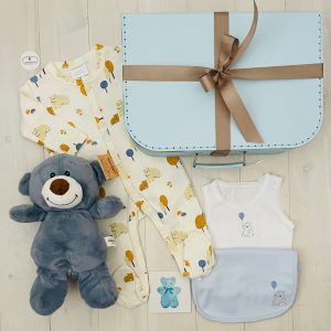Blue Teddy | sweet arrivals baby hampers