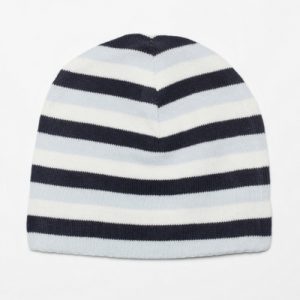 Emotion and kids blue stripe reversible hat | Sweet Arrivals Baby Hampers