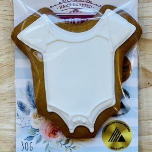 Adris white baby suit gingerbread | Sweet Arrivals baby hampers