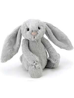 Jellycat Bashful bunny silver small | Sweet Arrivals baby hampers