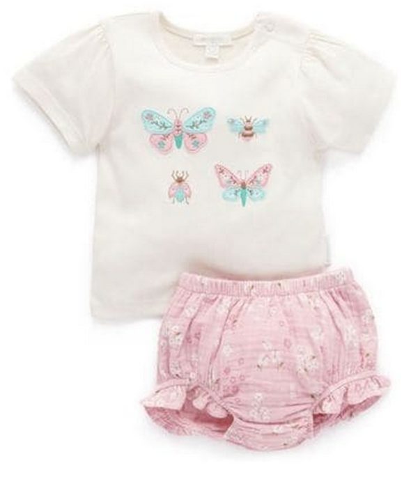 purebaby butterfly summer set | sweet arrivals baby hampers