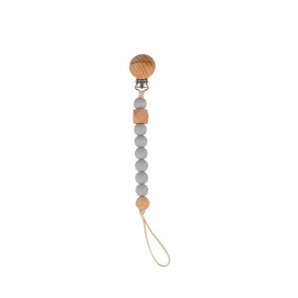 grey dummy chain | sweet arrivals baby hampers