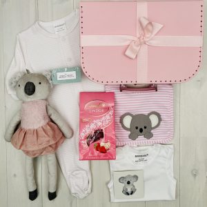 Pink musical koala | Sweet Arrivals baby hampers