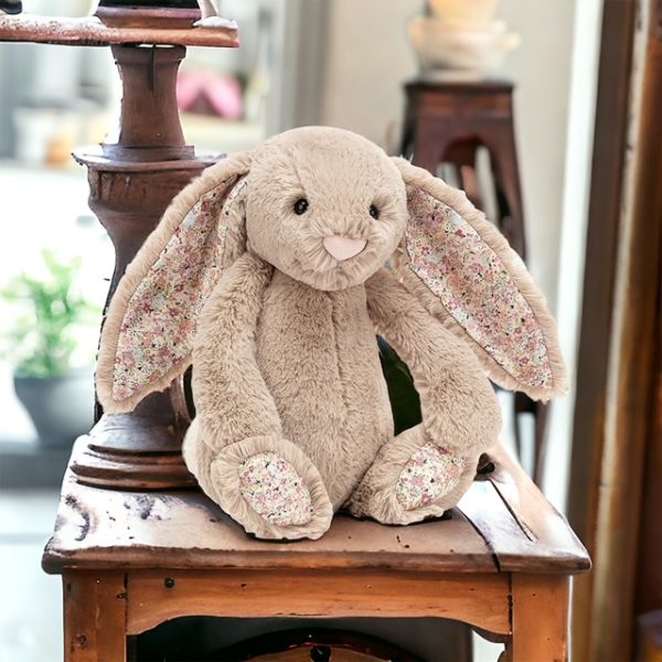 Jellycat blossom bea beige bunny | sweet arrivals baby hampers