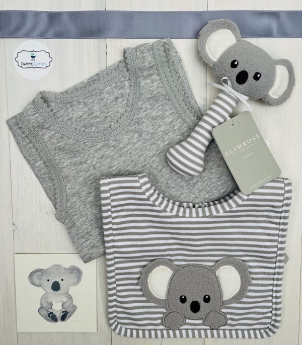 Grey mini koala | Sweet Arrivals baby hampers
