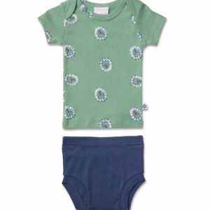 Marquise tee and nappy cover set | sweet arrivals baby hampers