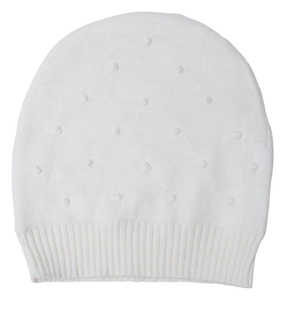 emotion and kids cream knot knitted hat | sweet arrivals baby hampers