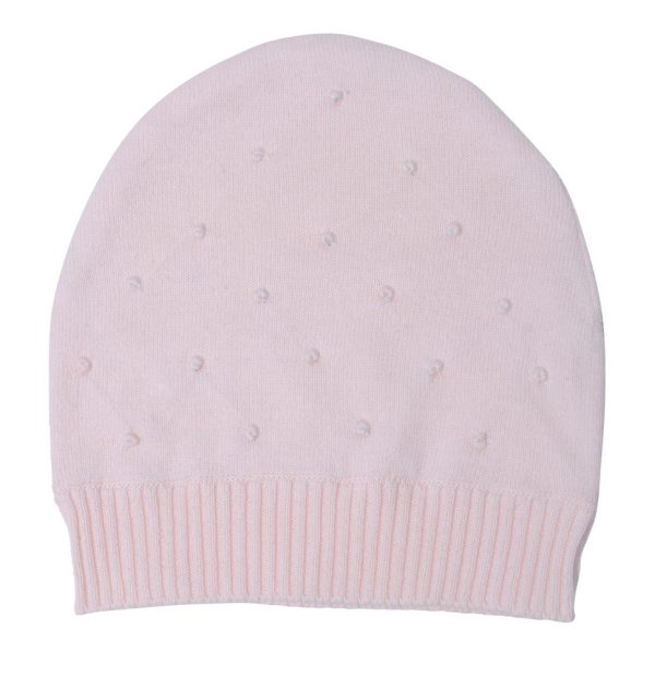 emotion and kids pink knot knitted hat | sweet arrivals baby hampers