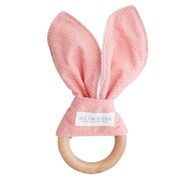 Alimrose bailey teether pink | Sweet Arrivals baby hampers