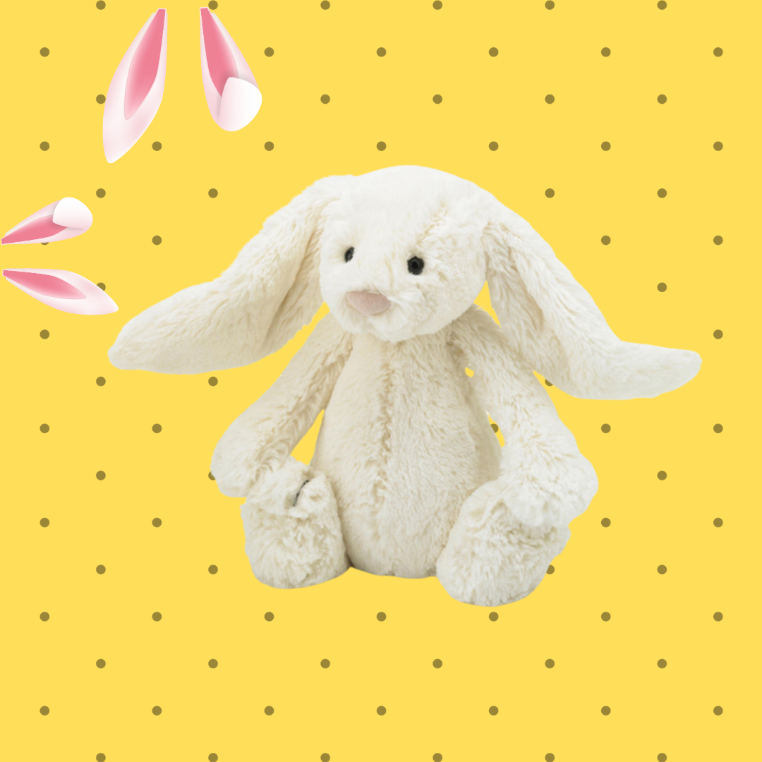 Jellycat bashful bunny cream medium | Sweet arrivals baby hampers