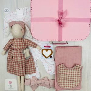 pink bunny doll | sweet arrivals baby hampers and gifts