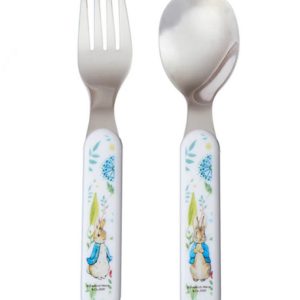 Peter Rabbit Spoon and fork set | sweet arrivals baby hampers and gifts